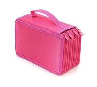ERQIAO Astuccio per matite di grande capacità, 72 fori, 4 strati, portapenne, pittura, cerniera morbida, forniture scolastiche, cancelleria, rose-72holes A, taglia unica, Rose-72holes A, Taglia unica
