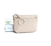 ERQIAO Borsa portamonete in pelle PU Mini portamonete da donna portafogli porta carte con cerniera tasca portachiavi tasca portamonete per bambini, Cammello, 2PCS