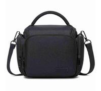 ERQIAO Borse per fotocamera DSLR Borse a tracolla per fotocamera professionale Borse a tracolla per obiettivo Borse per fotografia all'aperto Viaggi, Nero , Taglia unica