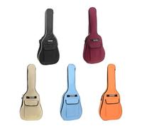 ERQIAO Custodia per chitarra con imbottitura spessa 5 mm, in tessuto Oxford, custodia per chitarra elettrica, polvere, Rosso, Taglia unica