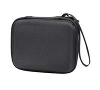 ERQIAO Custodia portatile in EVA per plettro con slot per plettro, nero, giallo, accordatore, corde, custodia per chitarra, parti per chitarra, Nero , Taglia unica