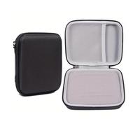 ERQIAO Custodia portatile per plettro con slot per plettro nero giallo chitarra capotasto accordatore corde custodia custodia custodia parti per chitarra, Nero , Taglia unica