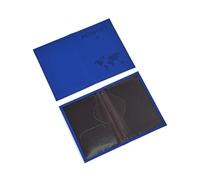 ERQIAO Custodia protettiva per passaporto da viaggio stampata con mappa dell'aeroplano Copertina protettiva per passaporto in PU Porta passaporto ID Cover Accessori da viaggio, Blu, Taglia unica