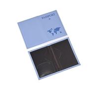 ERQIAO Custodia protettiva per passaporto da viaggio stampata con mappa dell'aeroplano Copertina protettiva per passaporto in PU Porta passaporto ID Cover Accessori da viaggio, Bbe, Taglia unica