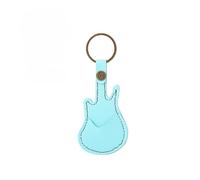 ERQIAO Plettri per chitarra in pelle PU per plettri per chitarra, organizer portatile, multifunzionale, portachiavi per accessori per chitarra, 1 pezzo, blu cielo, Taglia unica