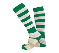 Errea Calzettoni Zone 2003 Adulto Poliestere Calza con Piede Bianco Verde