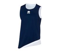 Errea Chicago Double Canotta Sportiva, Unisex Bambini, Blu Bianco, XXS