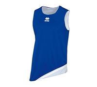 Errea Chicago Double, Canotta Sportiva Unisex-Adulto, Azzurro Bianco, L