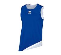 Errea Chicago Double, Canotta Sportiva Uomo, Azzurro Bianco, M