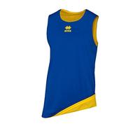 Errea Chicago Double Canotta Sportiva, Uomo, Azzurro Giallo, XXL
