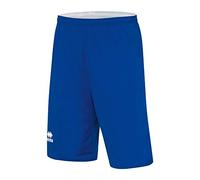 Errea Chicago Double, Pantaloncini Sportivi Unisex-Adulto, Azzurro Bianco, S
