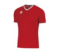 ERREA EM1U0C00500 Lennox Maglia MC AD T-Shirt Rosso Bianco XXL