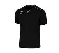 Errea Everton MC, Maglietta Sportiva Unisex Bambini, Nero, XS