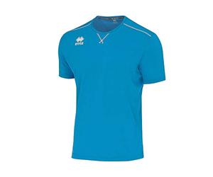 Errea Everton MC Maglietta Sportiva, Uomo, Azzurro, M