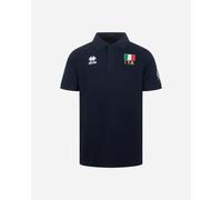 Errea Polo Evo Nazionale Volley Italia, Blu, Taglie S-XXL - Ideale per Adulti e Giovani, Maglia Sportiva con Collo a Camicia, per Pallavolisti e Appassionati (IT, Testo, S, Regular, Regular, Blue)