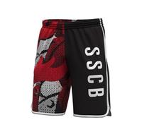 Errea Pantaloncino SSC Bari Merchandising Modello Bonn (IT, Testo, XL, Regular, Regular, Nero)