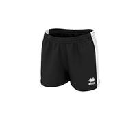 Errea Pantaloni Corti da Donna Carys 3.0 Pantaloncini, Nero/Bianco, 3XL Unisex-Adulto