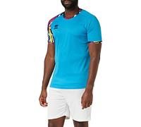 ERREA Uomo T-Shirt Sportivo, Cyan, S