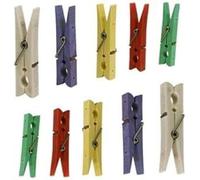 Mollette bucato in legno 50 / 400 Pinze Italia Resistenti Rivestite in plastica