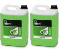 ERRECOM Green Cool, Liquido Radiatore Verde -20°C/+106°C, antigelo G12 con Pacchetto inibitore a Base Organica Oat, Pronto all’Uso, 5 Litri (Confezione da 2)
