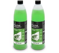 ERRECOM Green Cool, Liquido Radiatore Verde -30°C/+107°C, antigelo G12 con Pacchetto inibitore a Base Organica Oat, Pronto all’Uso, 1 Litro (Confezione da 2)