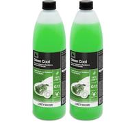 ERRECOM Green Cool, Liquido Radiatore Verde Concentrato, antigelo G12 con Pacchetto inibitore a Base Organica Oat, 1 Litro (Confezione da 2)