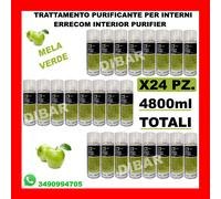 ERRECOM INTERIOR PURIFIER PURIFICANTE SPRAY ABITACOLO AUTO MELA 4800ML TOT.