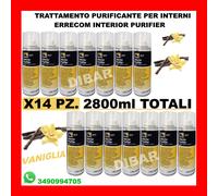 ERRECOM INTERIOR PURIFIER PURIFICANTE SPRAY ABITACOLO AUTO VANIGLIA TOT. 2800ML