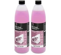 ERRECOM Pink Cool, Liquido Radiatore Rosa Concentrato, antigelo G12+, G12 ++ con Pacchetto inibitore Si-Oat 100% silanizzato, 1 Litro (Confezione da 2)