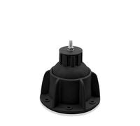 Errecom Steady, Supporto a Pavimento Regolabile per Unità Esterne Climatizzatore, RAL 9004 - Nero