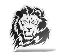 erreinge - Adesivo 15 cm Leone - Sticker PVC | Decal Compatibile per Auto, Moto, Scooter, Casco, Laptop, Camper, Cofano, Bici