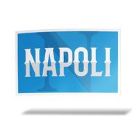 erreinge Sticker Napoli Ultras Supporter Adesivo Sagomato in PVC per Decalcomania Parete Murale Auto Moto Casco Camper Laptop - cm 15