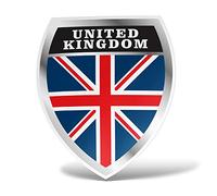 erreinge Sticker Regno Unito Gran Bretagna Adesivo Sagomato in PVC per Decalcomania Parete Murale Auto Moto Casco Camper Laptop - cm 10
