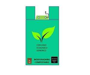 Erretiplast generico venduto da PellacaniDanteSnc Buste BIODEGRADABILI Shoppers Medi biodegradabili e compostabili 250 Pezzi 27x50 8 Grammi biocompostabili Uni 13432 Sacchetti