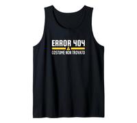 Error 404 Costume Non Trovato Idea Festa in Costume Canotta