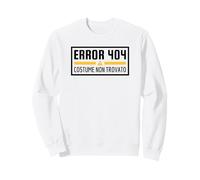 Error 404 Costume Non Trovato Idea Festa in Costume Felpa