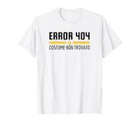 Error 404 Costume Non Trovato Idea Festa in Costume Maglietta