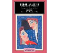 Error Analysis: Perspectives on Second Language Acquisition