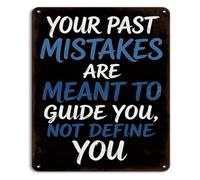Error Compass Metal Sign Forward Focus Wall Hanging 8x12 Inch