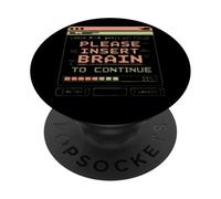 Errore 404 Cervello non trovato Inserire il cervello PopSockets PopGrip Adesivo