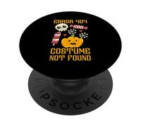 Errore 404 Costume non trovato Candy Divertente Geek Halloween PopSockets PopGrip Adesivo
