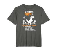 Errore 404 Costume Non Trovato Programmatore di codifica di Halloween Geek Maglietta