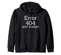 Errore 404 Non Trovato - Pagina Web mancante Divertente IT & Programmatore Felpa con Cappuccio