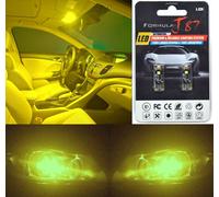 Canbus Error Luce LED 168 Giallo 3000K Due Lampadine Interno Cupola Ricambio Per