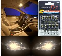 Errore Canbus Luce LED 194 Caldo Bianco Ten Lampadine Interno Mappa Ricambio Per