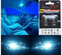 Errore Canbus Luce LED 194 Icy Blu 8000K Due Lampadina Targa Piastra Piastrina