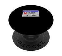 Errore di sistema Smettere di chiedere non sapere password scherzo Umorismo IT PopSockets PopGrip Adesivo