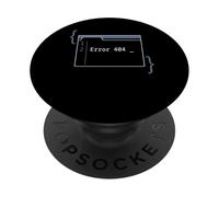 Errore divertente 404 Giorno Sarcastico Specialisti IT dentro scherzo PopSockets PopGrip Adesivo