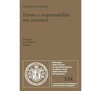 Errore e responsabilità nei contratti