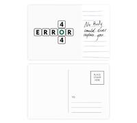 Errore Organizzazione Ricerca Coincidenza Cartolina Postcard Persona Importante Anniversario